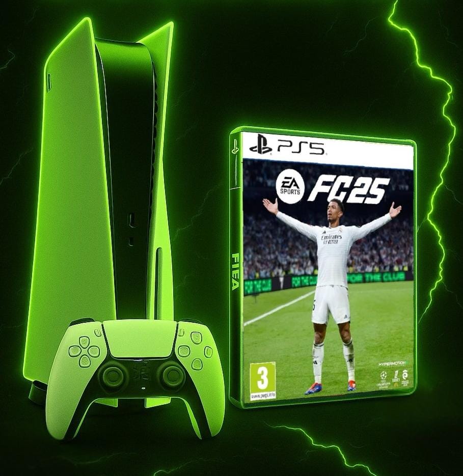 PS5 com jogo EA Sports FC 24